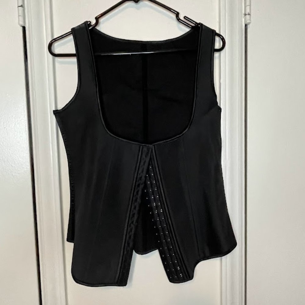 Women's Underbust Corset Waist Trainer Cincher Body Shaper Vest Size XL